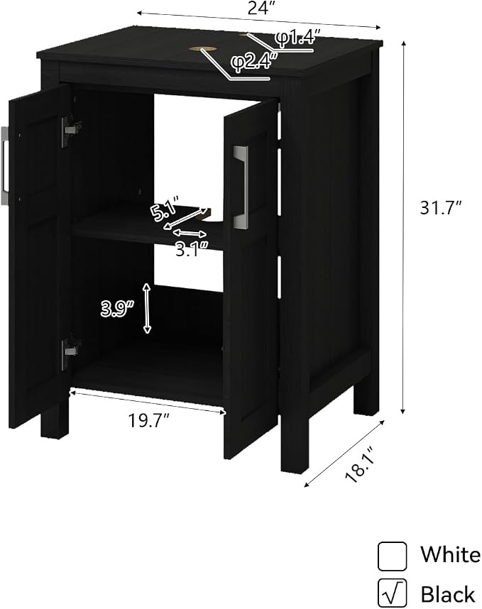 YOURLITE 24" Bathroom Vanity - Image 2