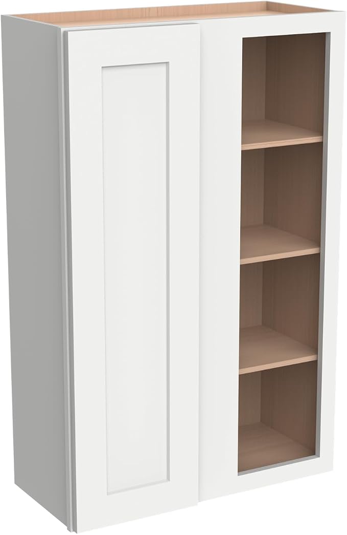Solid Hardwood Wall Blind Corner Cabinets, Adjustable Shelves, Soft-Close Doors - Image 7