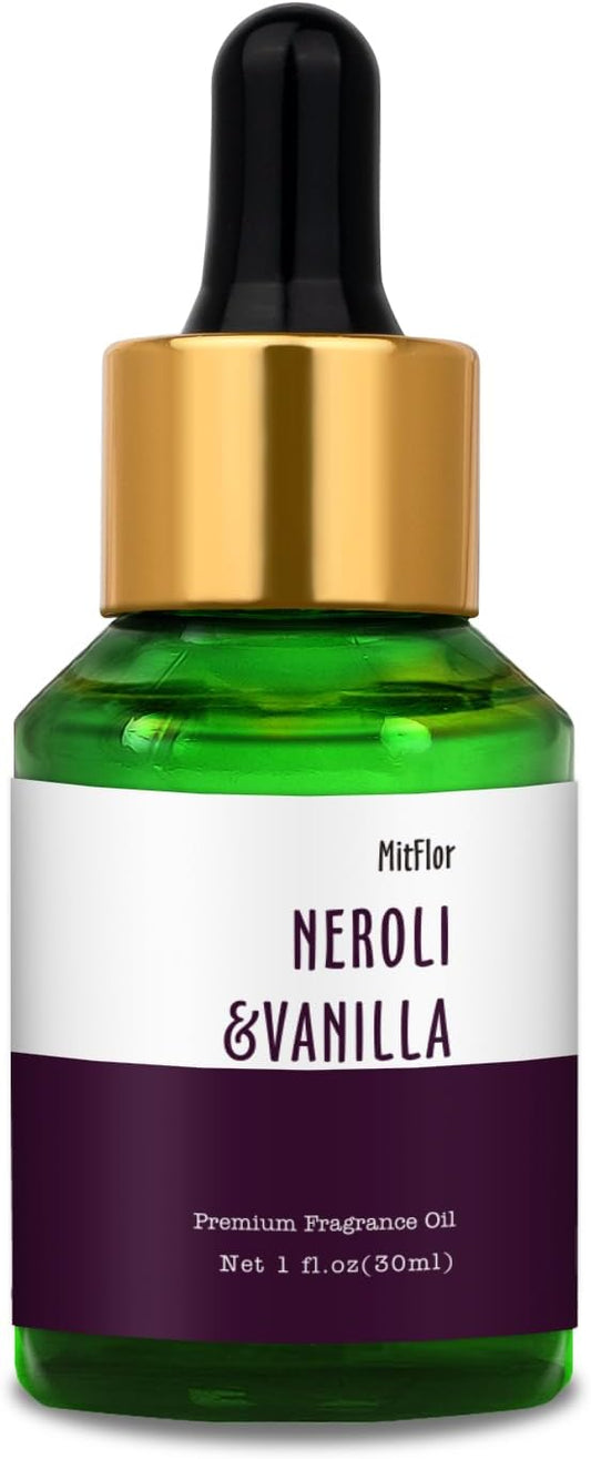 Neroli Vanilla Fragrance Oil, MitFlor 30ml Essential Diffuser Oil, Large Size by MitFlor