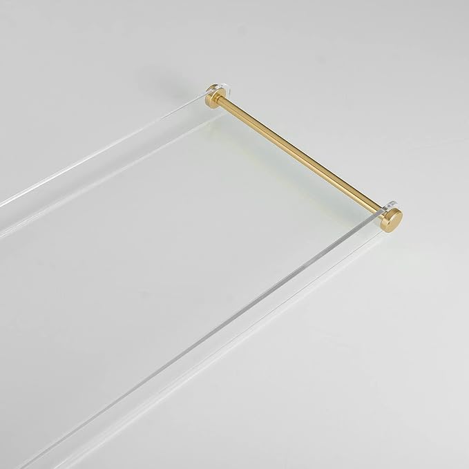 Bathtub Tray Clear Caddy Rack: Acrylic Tub Tray Shelf - Image 7