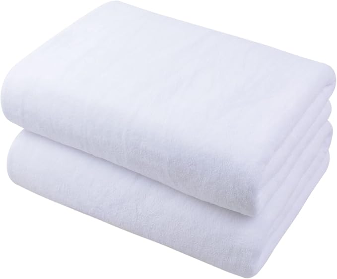 KinHwa Microfiber Bath Towel 30x60inch 2 Pack Extra Large Bathroom Towels by KinHwa
