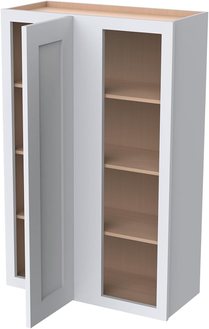 Solid Hardwood Wall Blind Corner Cabinets, Adjustable Shelves, Soft-Close Doors - Image 4