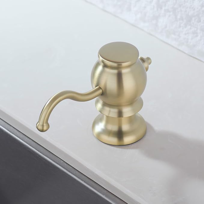 RANDOM Brushed Gold Soap Dispenser by RANDOM