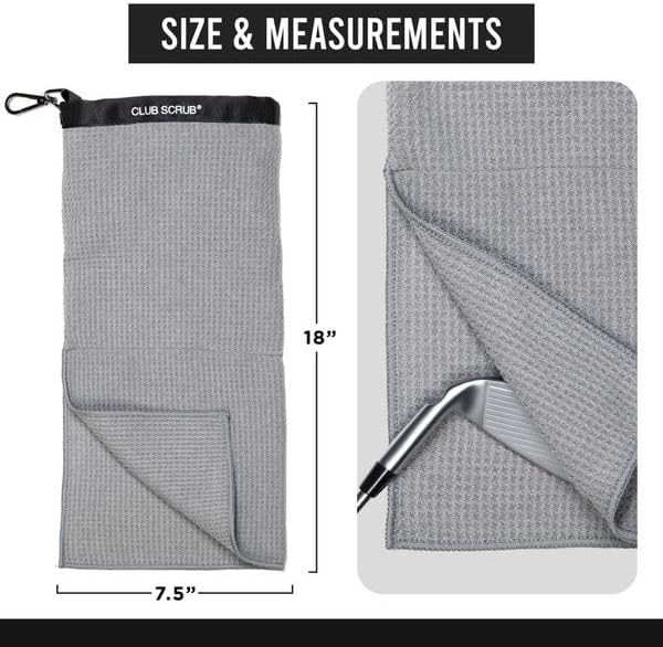 Club Scrub Towel Pro, Golf Club and Ball Cleaning Pouch - Image 5