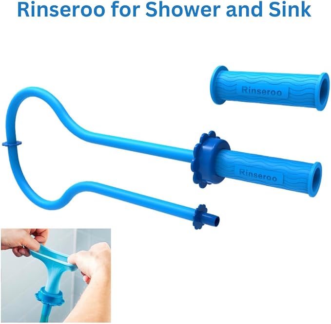 Rinseroo: "Shower Cleaning Thing"–Slip-On Handheld Hose Attachment - Image 2