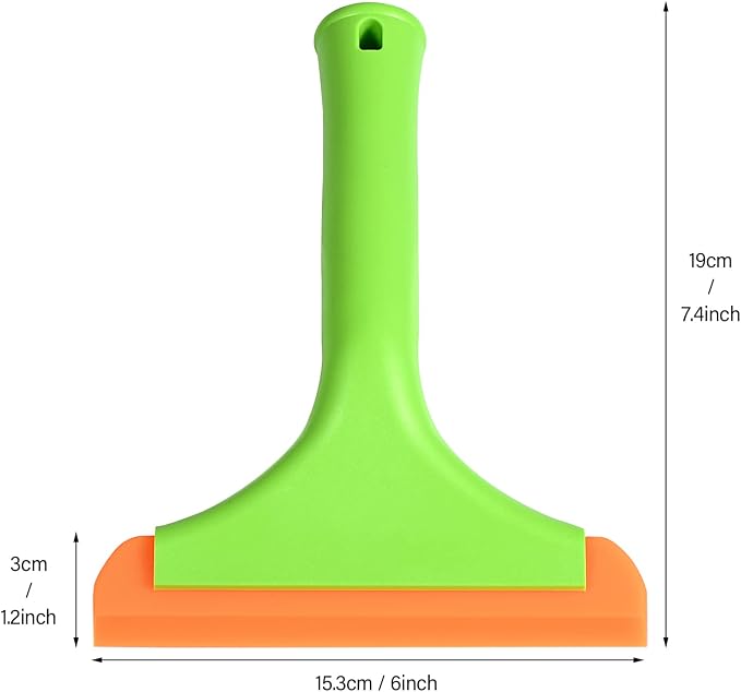 Gomake Small Silicone Squeegee Window Shower Squeegee, Auto Water Blade Squeegee - Image 8