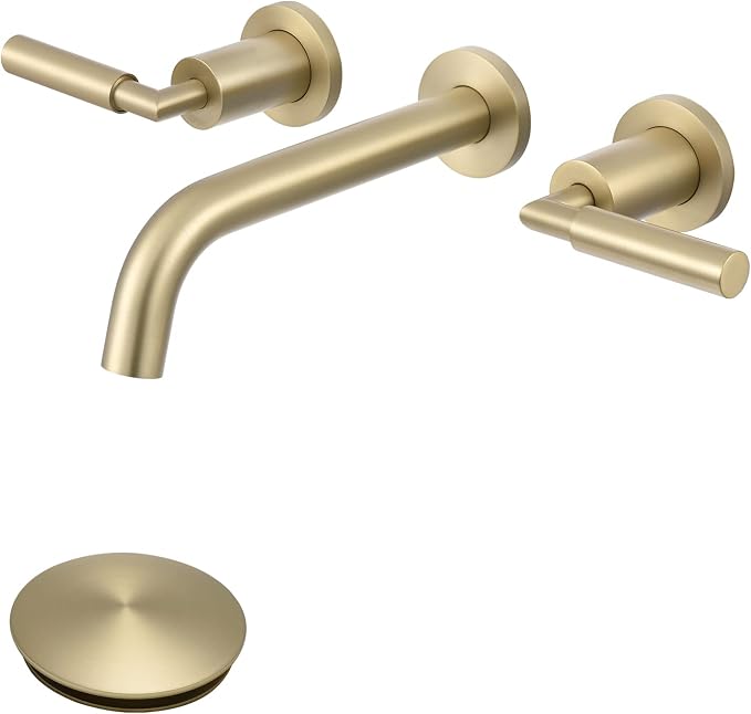 RBROHANT Gold Wall Mount Faucet by RBROHANT