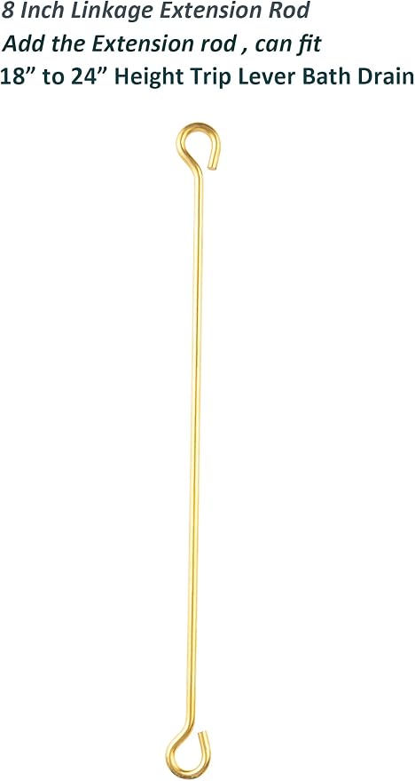 Tub Drain Linkage Assembly, Solid Brass, Fit - Image 5