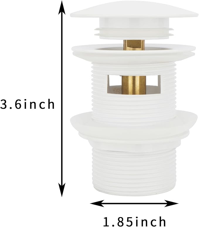 Pop-up Freestanding Bathtub Drain Stopper, Suitable and Compatible - Image 2