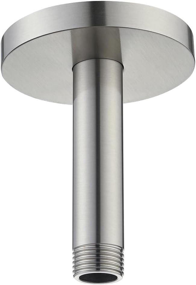 RANDOM Shower Arm with Flange, 4 Inches Ceiling Mount Shower Head Extension Arm by RANDOM