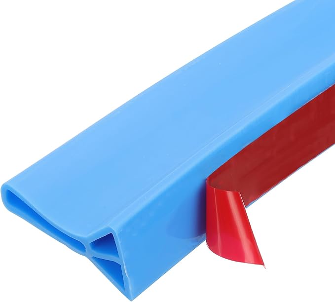 PATIKIL 2" Collapsible Shower Threshold Water Barrier, 78 Inch Self Adhesive by PATIKIL