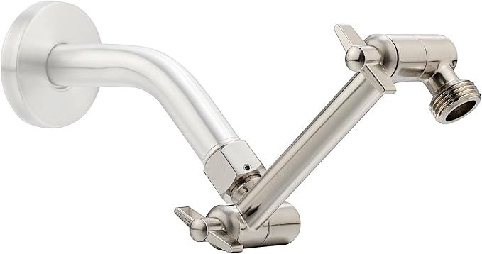 5 Inch Adjustable Shower Head Extension Arm by SINGINGRAIN