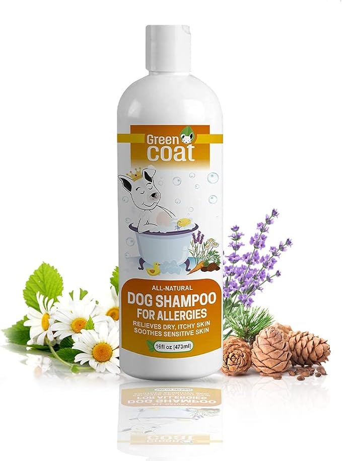 All-Natural Dog Shampoo for Sensitive Skin | Natural and Organic Ingredients | by GREENCOATPETS