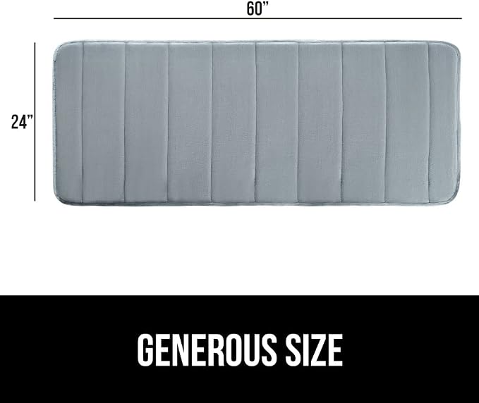 GORILLA GRIP Memory Foam Bath Mat, Soft Absorbent US Designed Bathroom Rug - Image 2