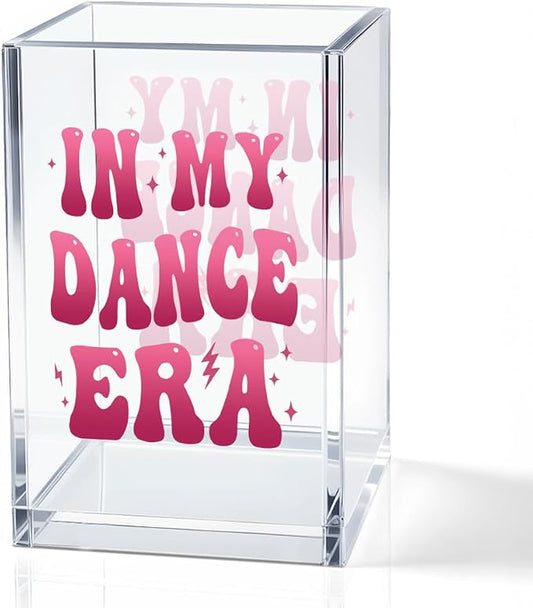In My Dance Era Acrylic Cosmetic Holder, Funny Makeup Brush Holder Gifts by QYUVK