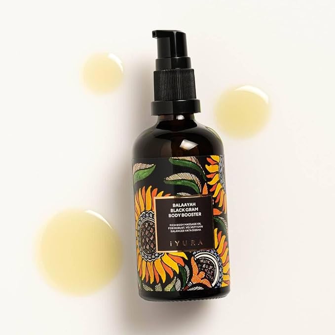 iYURA Balaayah Black Gram Body Booster | Natural Body Oil - Image 3