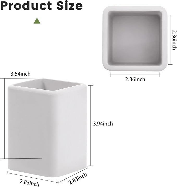 Luxspire Toothbrush Holders 2 Pack, Fast Drying Toothbrush Holders - Image 8