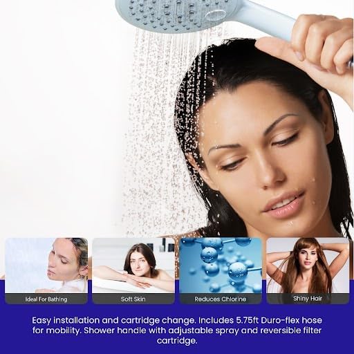 Crystal Quest Luxury Shower Power Handheld & Shower Head Combo Filtration - Image 7