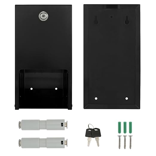 Matte Black 2 Roll Stainless Steel Commercial Toilet Paper Dispenser, Heavy - Image 6