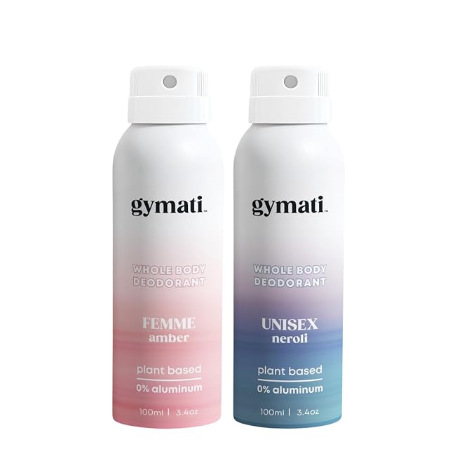 Gymati Fitness Body Deodorant Spray Aluminum Free by Gymati
