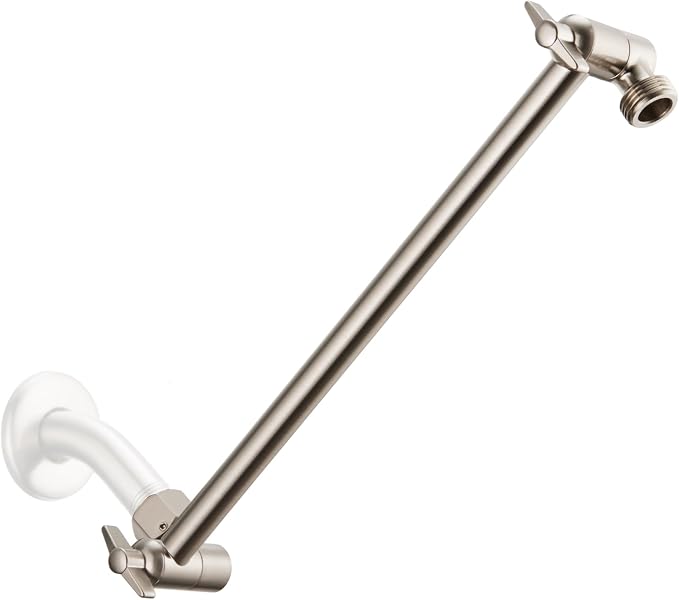 11 Inch Adjustable Shower Head Extension Arm by SINGINGRAIN