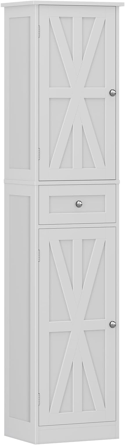 67" H Tall Bathroom Cabinet, Narrow Storage Cabinet - Image 8