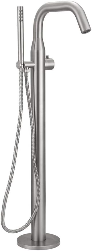 HEATGENE Bathtub Faucet Freestanding Tub Filler Single Handle Floor Mounted by HEATGENE
