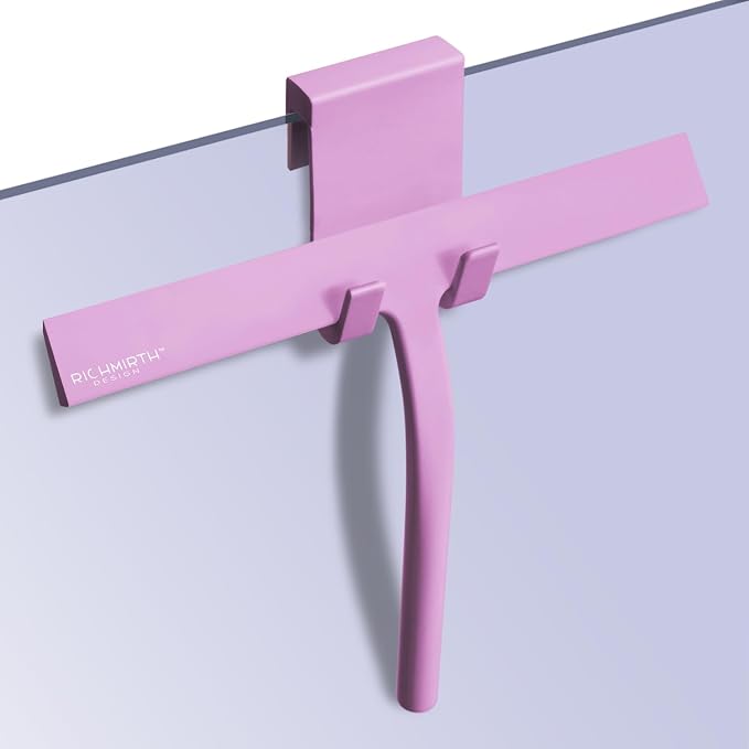 Shower Squeegee with Silicone Hook by RICHMIRTH