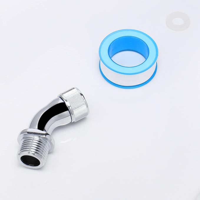 NearMoon Shower Elbow Adapter for Shower Head, Solid Brass 45°G1/2 Male to - Image 8