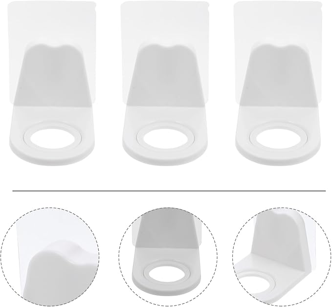 10Pcs Adhesive Hook Rack Multi-Purpose Storage Rack Wall-Mounted Shower Gel - Image 5