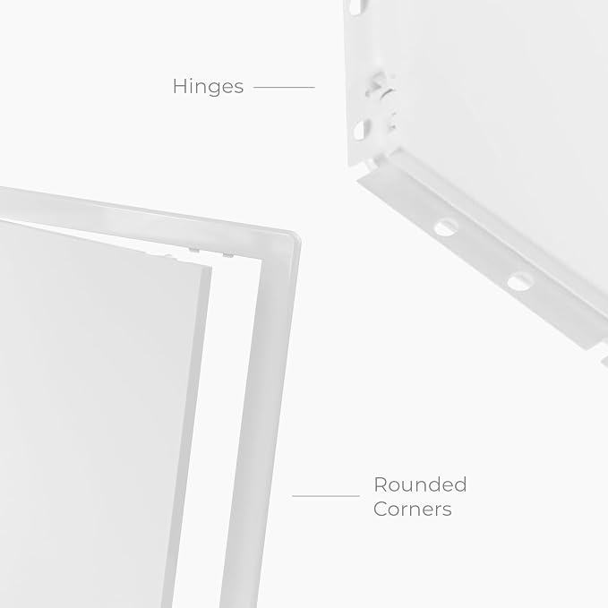 10x13 Inch White Access Panel – ABS Plastic Rectangular Wall & Ceiling Access - Image 7