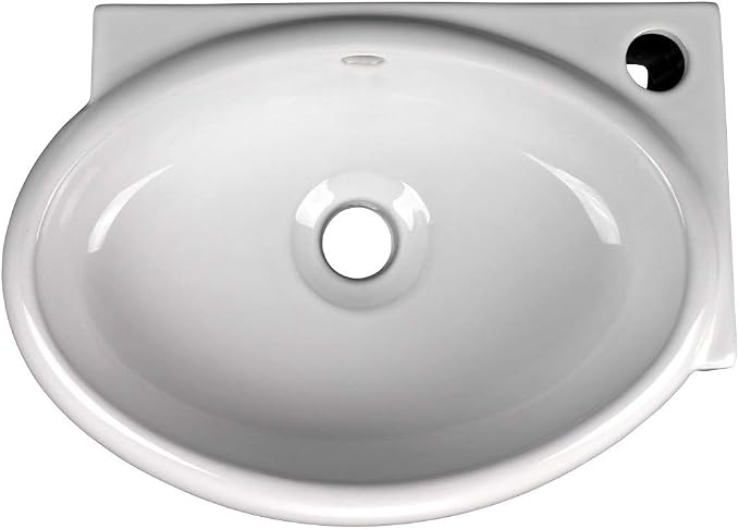 Renovators Supply Manufacturing Carlingwood Corner Wall Mounted Bathroom Sink - Image 3