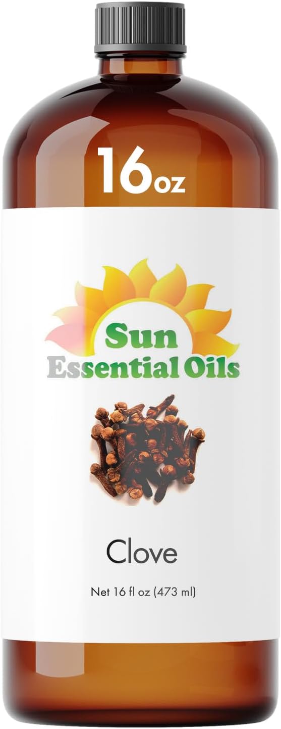 Sun Essential Oils – 16 oz Clove Essential Oil by SunEssentialOils