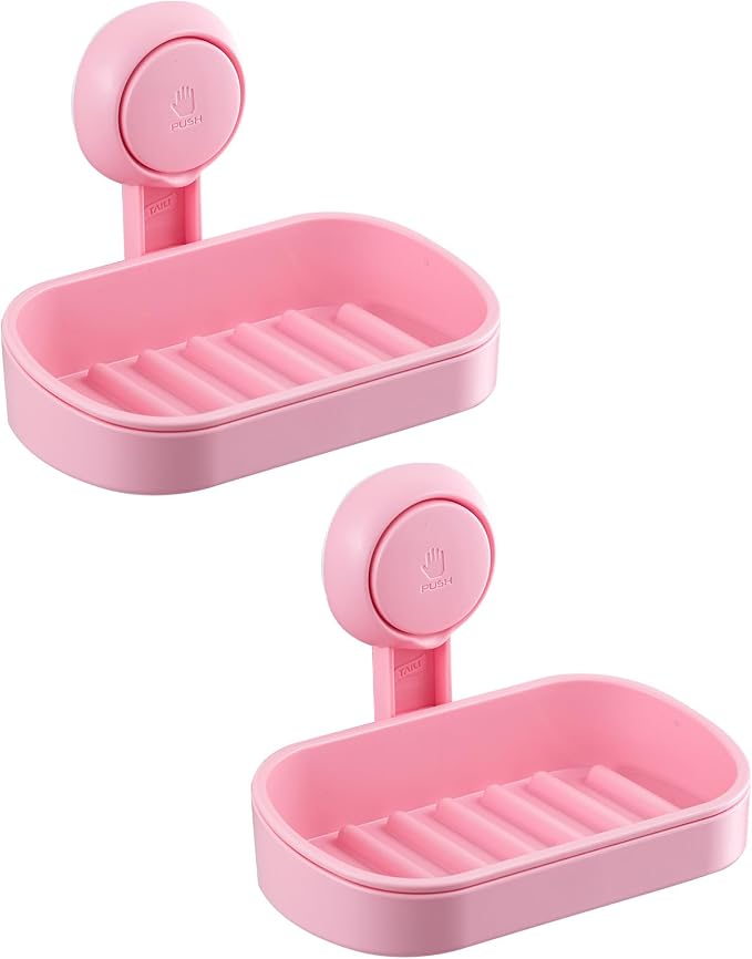 TAILI Soap Dish Bar Holder Suction Cup, SoapSaver by TAILI