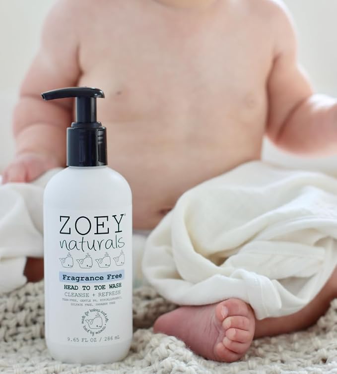 Absolutely Natural Zoey Naturals Fragrance-Free Head to Toe Baby & Toddler Wash - Image 7