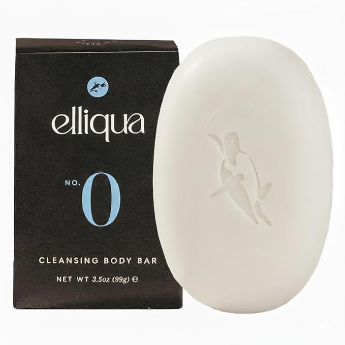 Elliqua Triple Milled Body Bar Soap – No.0 – Unscented – Made in USA – Vegan by Unknown