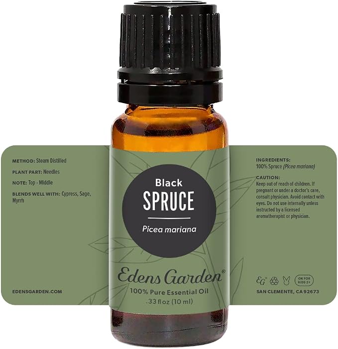 Edens Garden Spruce- Black Essential Oil- 100% Pure Premium Grade, Therapeutic - Image 8