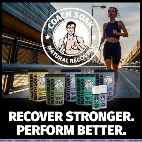 3 Pack Bundle: Coach Soak Recovery Bath Soak, Epsom Salt Bulk, Bath Salts Bulk - Image 6