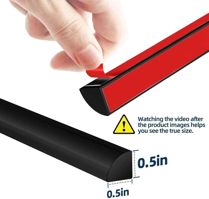236Inch Flexible Quarter Round Molding Trim, Countertop - Image 2