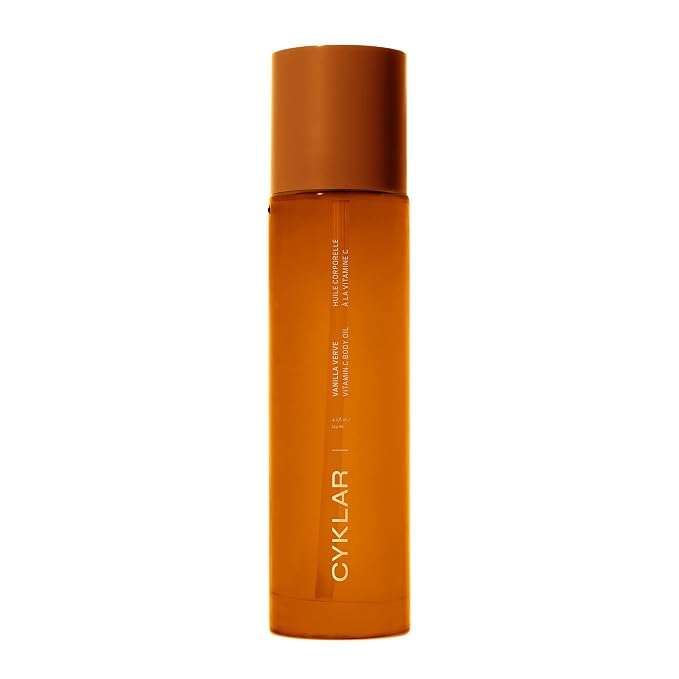 CYKLAR Vitamin C Body Oil for Women and Men. Moisturizing Vanilla Verve Scented by Cyklar