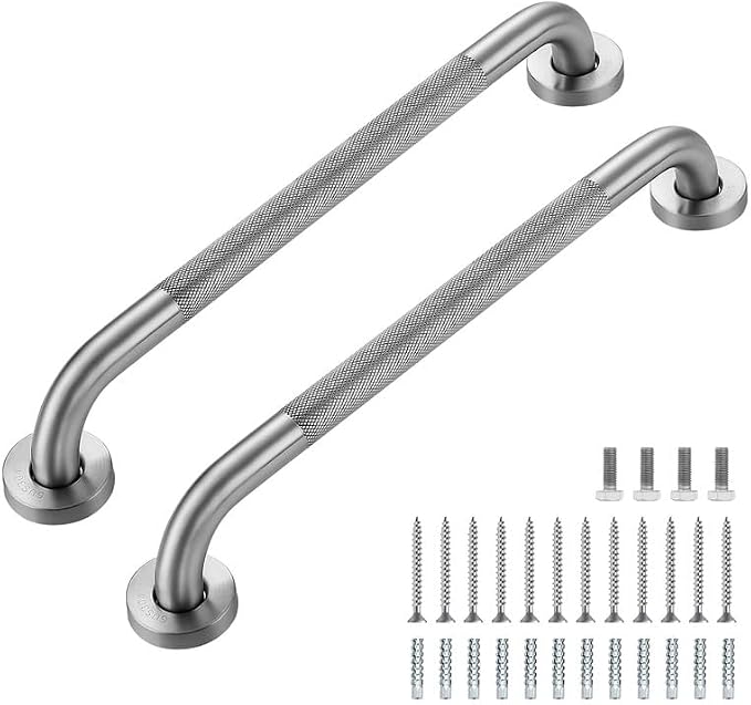 Grab Bars for Shower, 1 Pack 18-Inch Anti Slip Shower Handles for Elderly by RavinteHardware