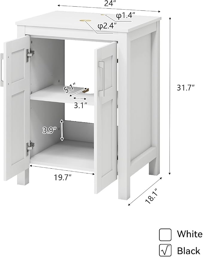 YOURLITE 24" Bathroom Vanity - Image 2