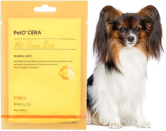 PetO’Cera Hot Spring Bath for Dogs, Alps Onsen Water, Soothes Dry, Inflamed Skin by Breezytail
