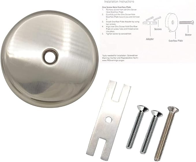 Single Hole Bathtub Drain Overflow Plate by Gold-Hao-the-bathroom