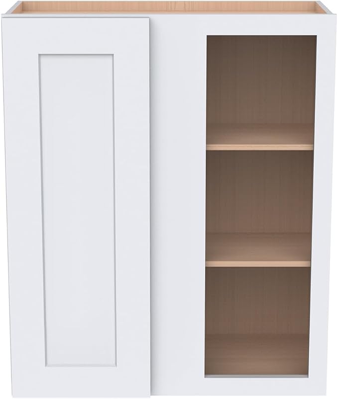 Solid Hardwood Wall Blind Corner Cabinets, Adjustable Shelves, Soft-Close Doors - Image 5