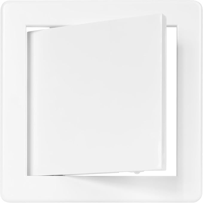 Vent Systems White ABS Plastic Access Panel 6 x 6 Inch by VentSystems