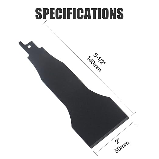 2inch HCS reciprocating Saw Blade Saber Shovel Length Cleaning Tool - Image 6