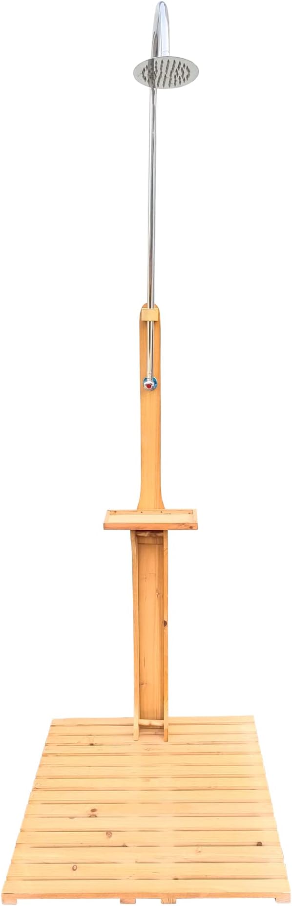 Outdoor Wooden Pool Shower - Image 6