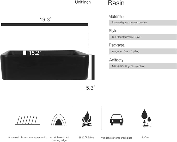 30-Inch Black Bathroom Vanity - Image 4