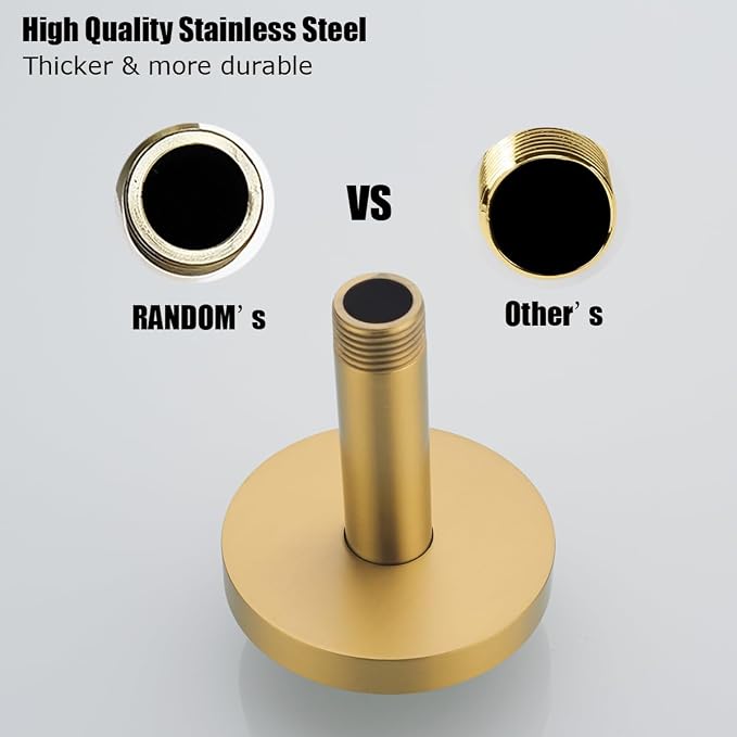 RANDOM Champagne Bronze Shower Arm - Image 5